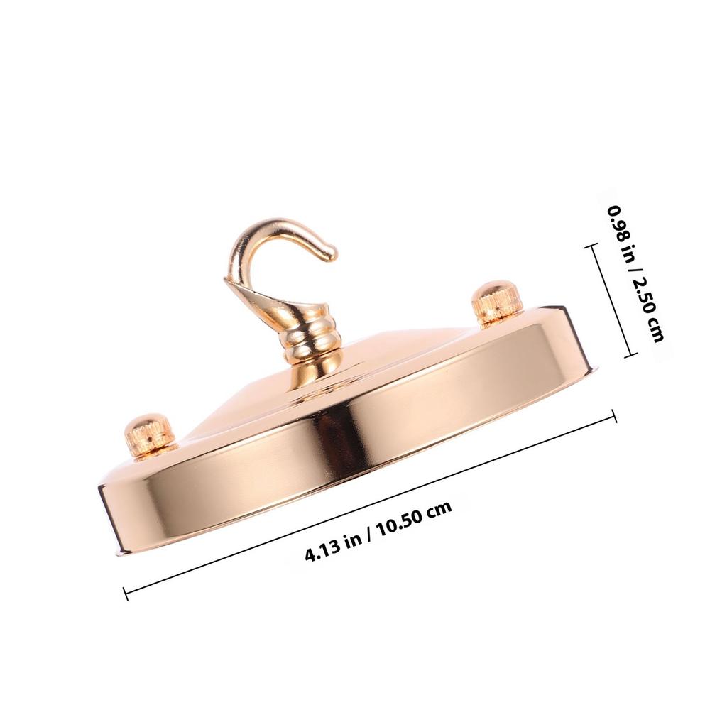 2Pcs Ceiling Canopy Chandelier Mounting Plate Pendant Light Cover Solid Wrought Resistant Easy Install for Home