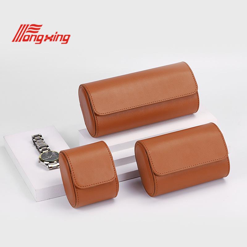 

Высококлассный дорожный чехол для часов: Портативная сумка для хранения из ПУ кожи с 1, 2 или 3 слотами; Подарочная коробка для роскошных часов.