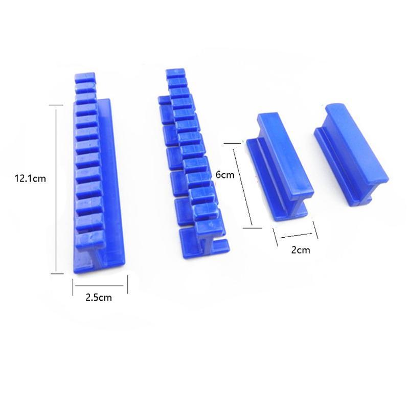 Blue Adhesive Glue Tabs Set for Auto Paintless Dent Repair Long Pulling Tabs Fit All Car Models Dent Removal Repair Tools
