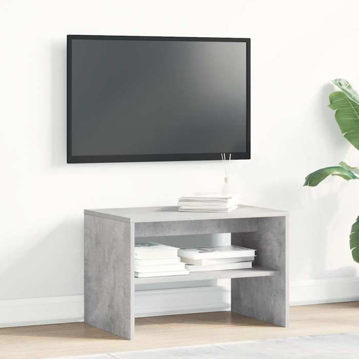 VidaXL TV Cabinet Concrete Grey 60x40x40 Cm Engineered Wood, TV Unit, TV Console, TV Bench, Television Cabinet, Furniture 859103