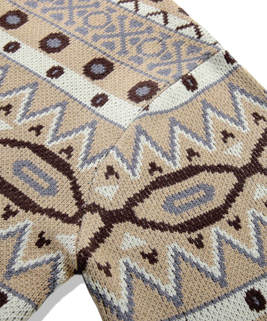 TRILLION Vintage Fair Isle Jacquard Crewneck Knit_Beige