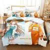 The Angel Next Door Spoils Me Rotten 3D Anime Bedding Set Kawaii Girls Duvet Cover Adult Kid Bedroom Decor