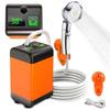 Digitalanzeige Elektrische Duschpumpe Outdoor Camping Wasserdichte Dusche Tragbar Wandern Reisen Strand Haustierwaschwerkzeug