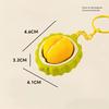 Food Shaped Anti Anxiety Stress Relief Keychain Realistic Creative Soft Squeeze Toy Key Ring for Kids Gift