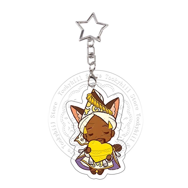 Witch Hat Atelier Acrylic Keychain Orugio Coco Tetia Anime Cartoon Characters Bag Decoraccessories Pendant Keyring Birthday Gift