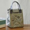 Tragbare Lunchtasche, Lunchbox-Tragetasche aus Dupont-Papier, Wasserdichte isolierte Kühltasche, für Schule, Outdoor, Picknick