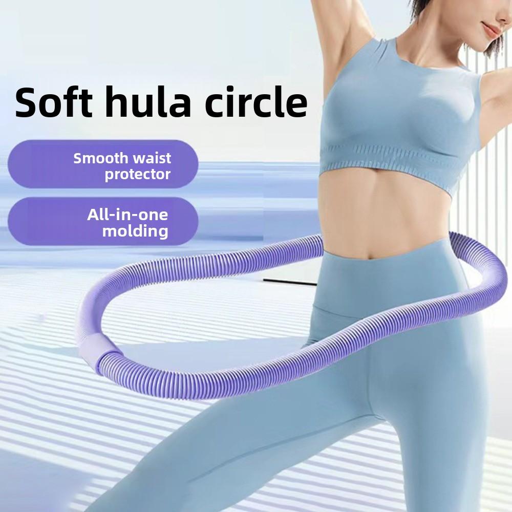 Without Harm Sports Hoop Waist Trainer Weighted Exercise Hoops  Waist-friendly Fitness