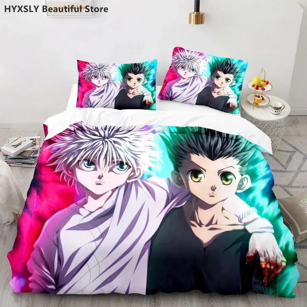 Hunter X Hunter 3D Duvet Cover Set Bedding Set Japanese Anime Twin Queen King Quilt Cover Pillowcases Polyester Home Decor