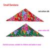 Northeast Ethnic Floral Triangle Headscarf for Performances