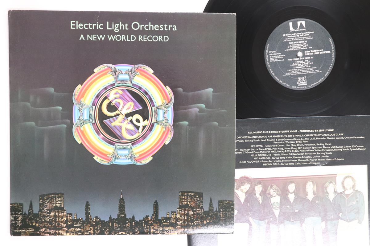 

LP Record ELECTRIC LIGHT ORCHESTRA A New World Record Embossed Slee UALA679G JET 1976 US Rock Used