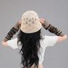 Bohemian Style Knitted Fingerless Sleeves Thickened Warmer Long Cuff Y2K Star Arm Cover  Winter