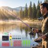 Spinning Mini Fishing Pole Portable Fishing Hand Pole Telescopic Fishing Rod Set River Pond