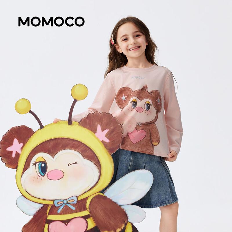MOMOCO Girls' Original Illustrator Long Sleeve T-Shirt