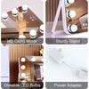 Actress Mirror, Tabletop Mirror, Hollywood Mirror, with 11 LED Bulbs, Three Color Lighting Modes, and Brightness Adjustment