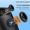 Soaiy Portable Outdoor Bluetooth Karaoke Trolley Speaker CN plug (adapter included) (CN version)