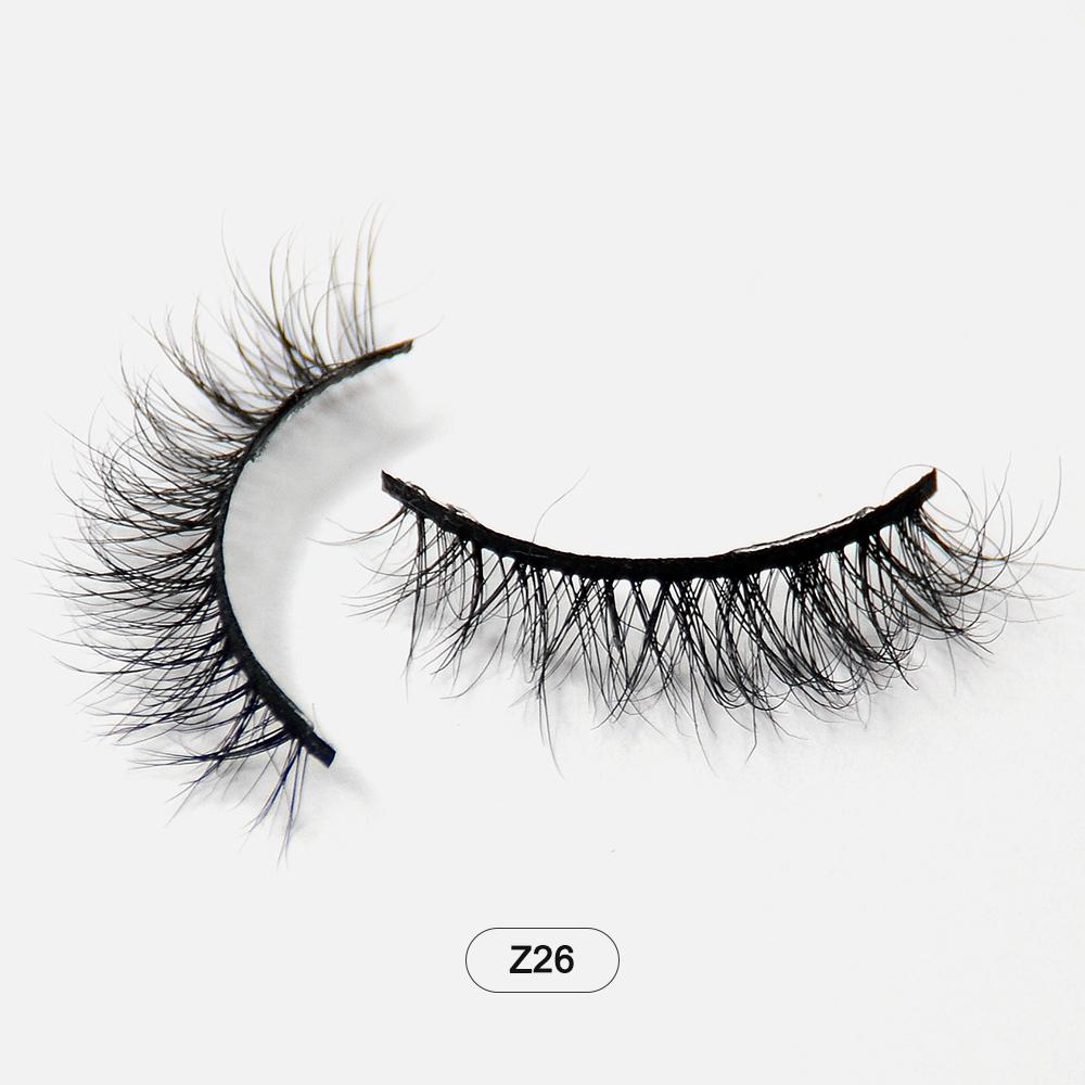 Dropshiping Makeup Mink Lashes Fluffy Soft Full Fake Eyelashes Natural False Eyelashes Wispy Lash Extension