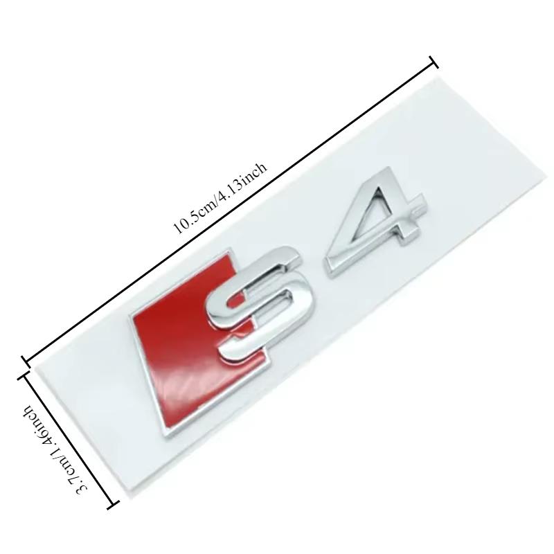 

Для S3 S4 S5 S6 S7 S8 Авто Емблема Задньої Кришки Багажника Логотип Значок Наклейка Літера Число Емблема Спорт S-Клас Переробка