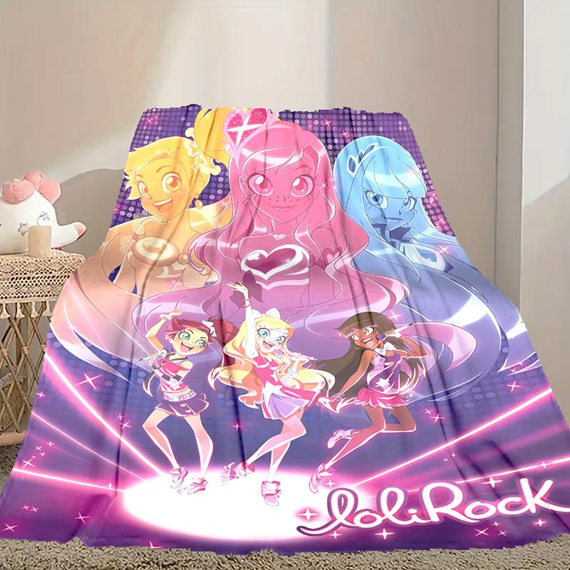 1pz Coperta Coccinella Facile da Curare, Perfetta per Divano, Letto, Casa, Viaggio e Altro, Coperta Stampata Calda e Resistente