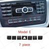 Air Conditioner Button Stickers for Mercedes Benz GLA X156 CLA C117 A Class B Class W176 2013-2017 Car Interior Accessories
