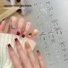 Gold & Silver Bow Nail Art Decorations – Japanese Bestseller Style