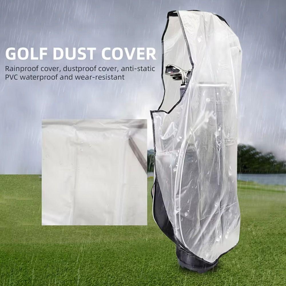With Zipper Golf Bag Rain Coat Waterproof Golf Bags Shield Golf Bag Cover  Court Supplies