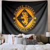1PC Dundee United Crest Design Tapestry, Unique Design Tapestry, Wall Decor for Bedroom,Livingroom, Playroom,Heartwarming Fan Holiday Gifts