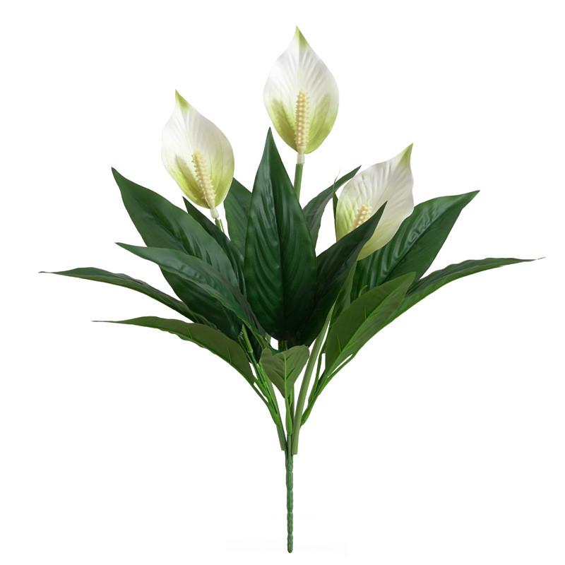 

Plant Artificial Spathiphyllum Bouquet Suitable For Daily Home Decoration