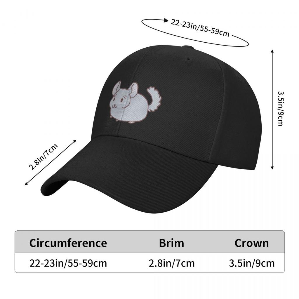 Cute Chinchillas Baseball Cap Snapback Cap beach hat Brand Man cap Women's Beach Outlet 2025 Men's