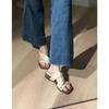 Niche design slope heel cool slippers women's outer wear 2025 summer new platform sandals