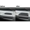 Fit For Tacoma Double Cab Carbon Fiber Interior Rear Door Pull Cover Trim