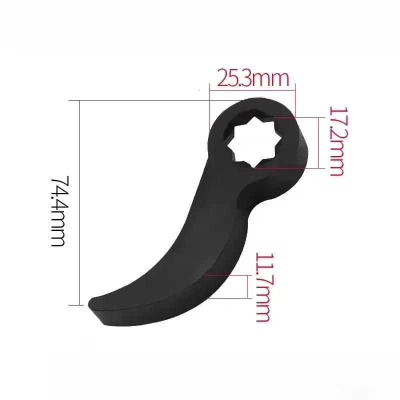 Tool Crowbar Adapter Head Square Plum Blossom Mouth Drive Ratchet Open-end Wrench Adaptor Axle Shaft Removal Car Repair Tools