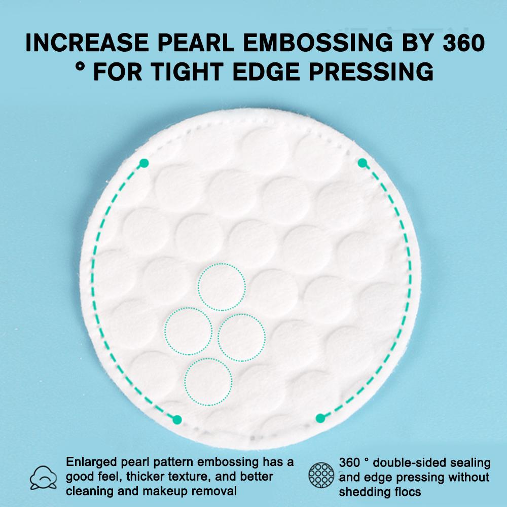 Makeup Maquiagens Make Up Remover Pads Sandwich Circular Makeup Removal Cotton Fit Skin Texture Solid Cleaning Disc Clean Cotton