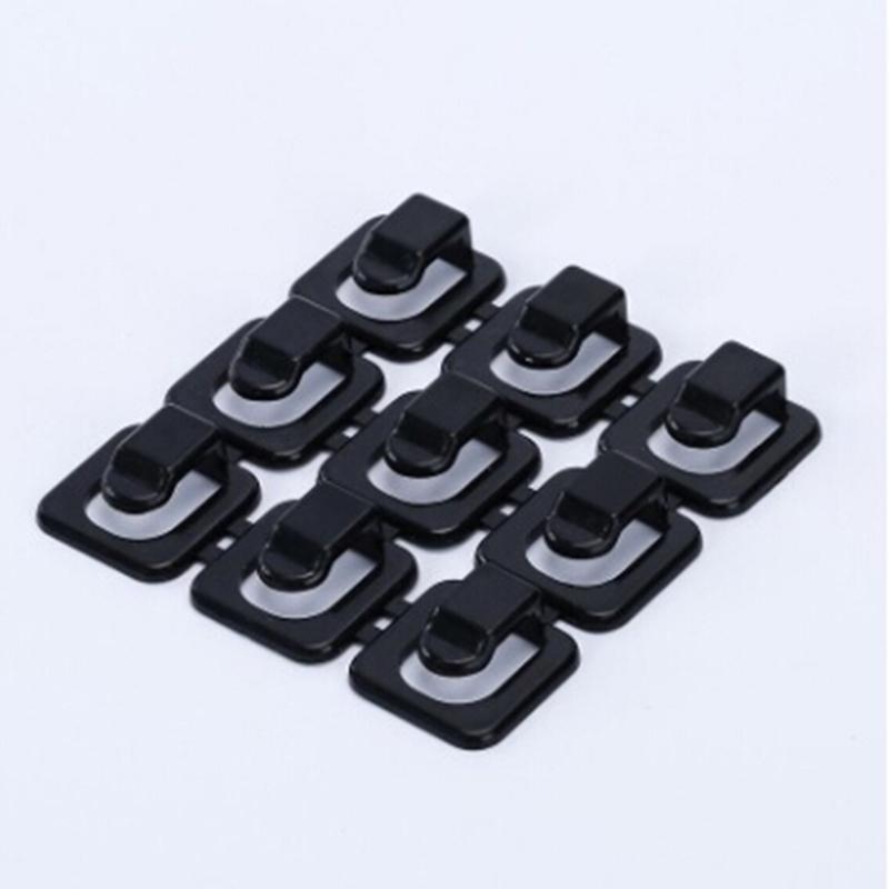 18 Pcs/set Self-sticking Organizer Securing Clip Network Cable Finisher Data Line Fixed Wire Clip