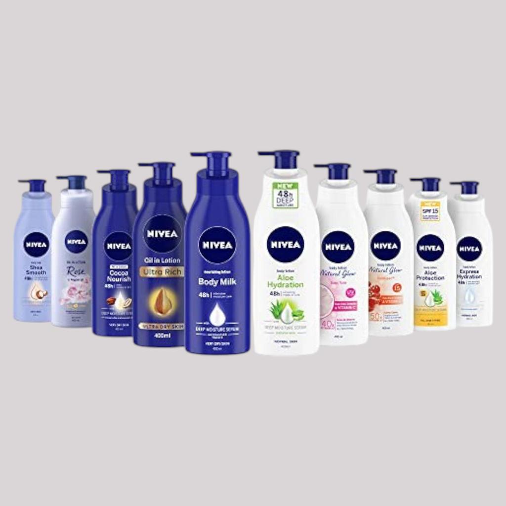 Nivea Natural Glow Body Lotion SPF 15 With Vitamin C 400ml For Men & Women – Non Greasy Cooling Moisturizer For Smooth Glowing Skin