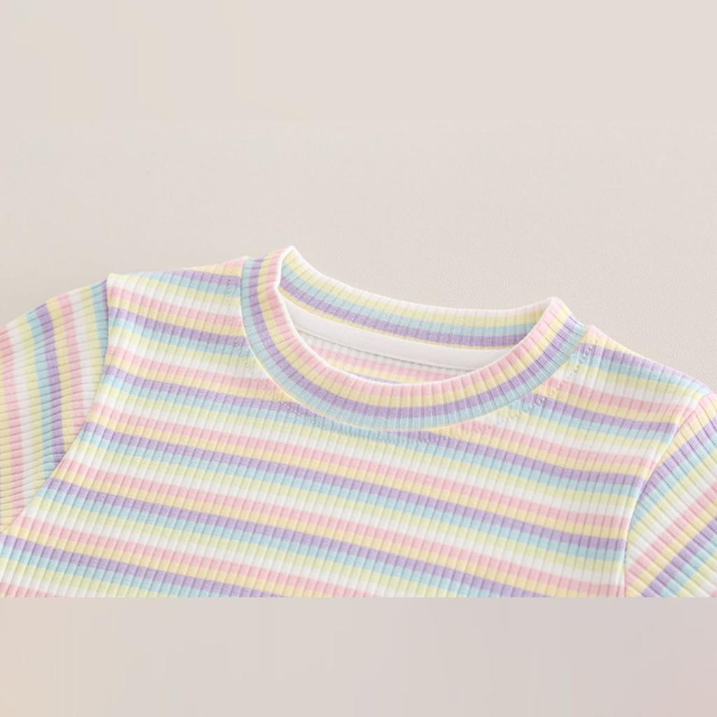 Dětská ležérní souprava s dlouhým rukávem, pohodlné každodenní oblečení