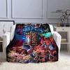 Mobile Legends Bang Bang Cartoon Printed Blankets Fashion Warm Flange Blanket Home Travel Blanket Bed Linings Birthday Gift