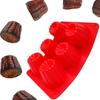 LEONIA Silicone Canelé Mold, 6-Cup, Non-Stick, Easy To Remove, Dishwasher Safe, Reverse-Clean, Hygienic