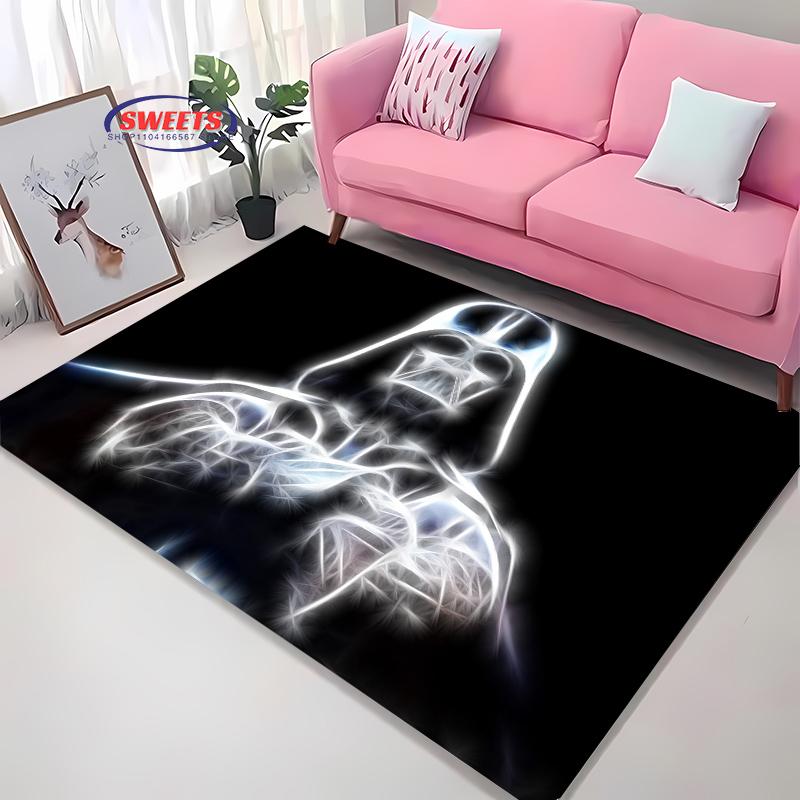 New Shelves! 3D Classic Movie Theme Carpet, Living Room Bedroom Office Children's Room of Choice, Non-slip Machine Washable Mat