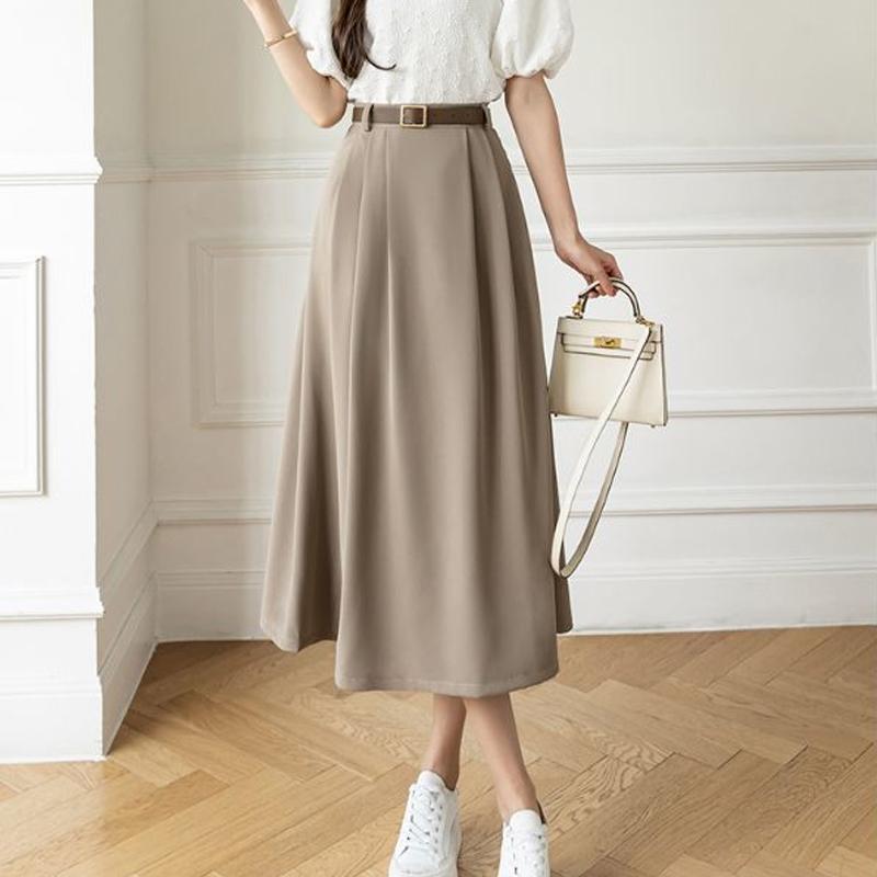 Buy Summer High Waist Casual Skirts Women Fashion Korean Style