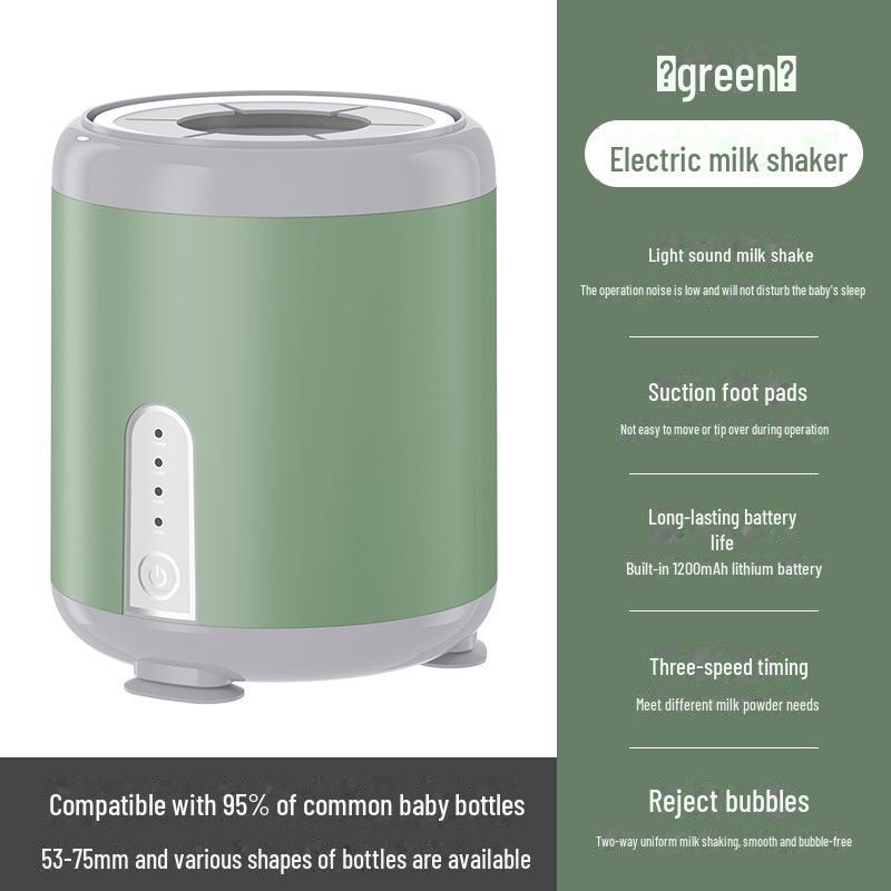Smart Milk Shaker: Fully Automatic Electric Baby Milk Mixer & Blender.