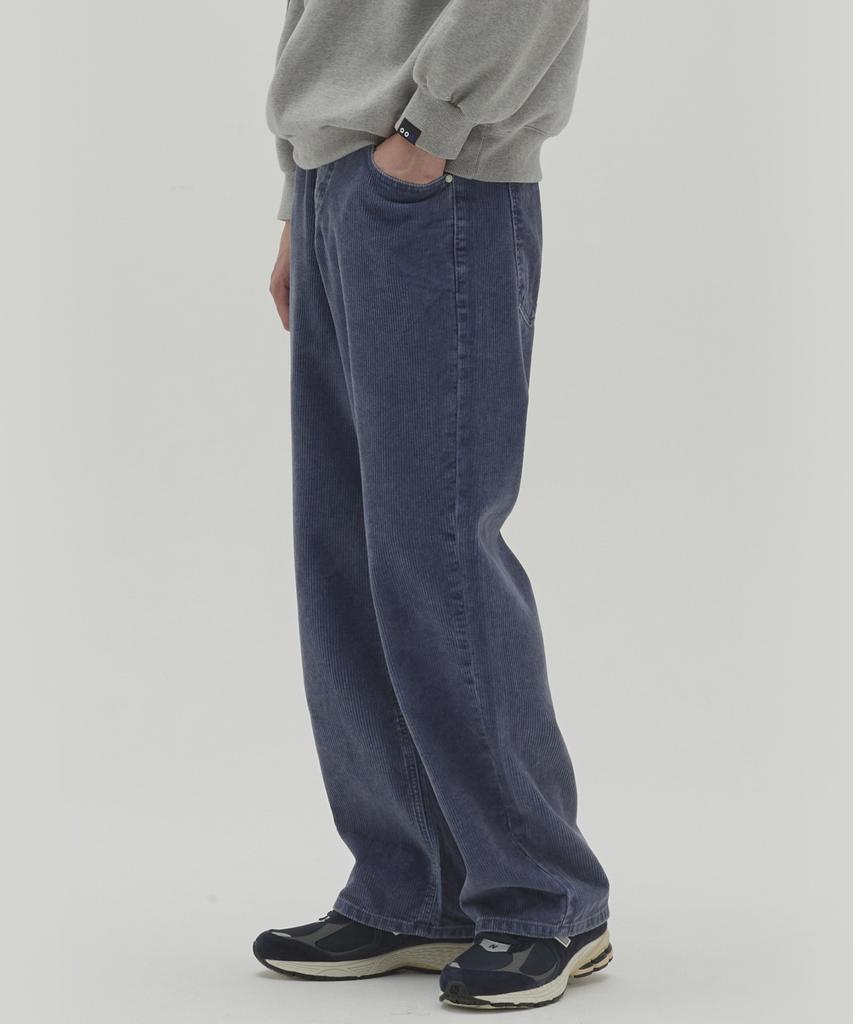 Sekeonmonollogeu Corduroy Wide Pants Blue_Sept030Blue