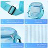 Beach swimming clothing storage bag sundries sorting beach bag shoulder backpack portable storage beach bag net bag