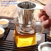 Advanced Tea Filter with Dual Handles - A Mesh Filter Suitable for Bulk Tea, Coffee, and Spices, Ergonomically Designed, Durable Metal Tea Separator