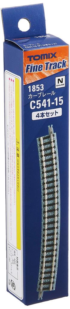 TOMYTEC TOMIX N Gauge Curved Rail F Set of 4 1853 Model Train Supplies C541-15