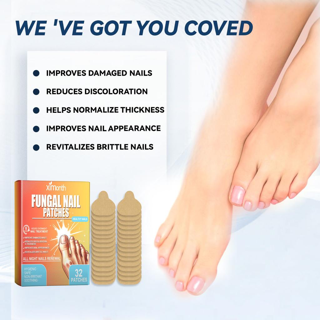 Ximonth Toenail Care Repair Patches For Repairing Protecting And Moisturizing Damaged Nails 32 Pcs