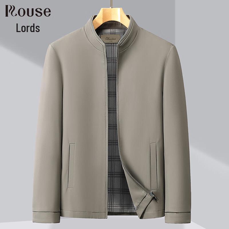 Luoz Men s Business Casual Stand Collar Jacket 3XL