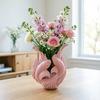Vis Vaas 3D Geprint Dubbele Karper Golf Decoratieve Bloemenvaas Multifunctionele Bureau Organizer voor Huis Woonkamer Kantoor Decor