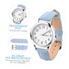 POPETPOP Student Watch, Women's Watch, Leather Band, Waterproof