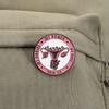 Contemporary Female Reproductive Art Brooch Shining Alloy Pin Trendy Uterus Badge Accessory For Special Occasions