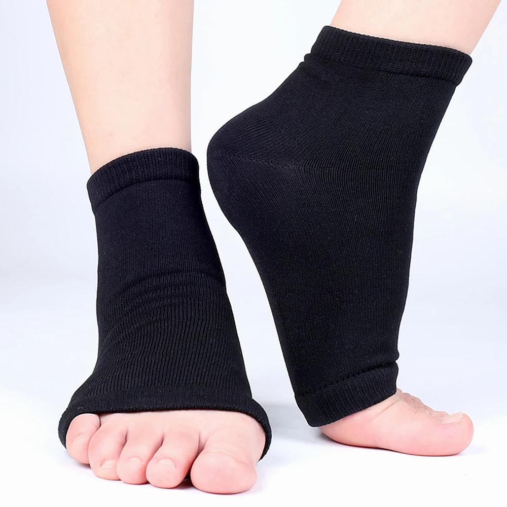 

Soft Elastic Gel Pad Fabric Arch Sock 1Pair Cushioned Arch Support Sleeve for Flat Foot Plantar Fasciitis Heel Spurs Pain Relief